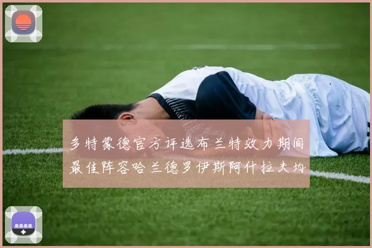 多特蒙德官方评选布兰特效力期间最佳阵容哈兰德罗伊斯阿什拉夫均入选